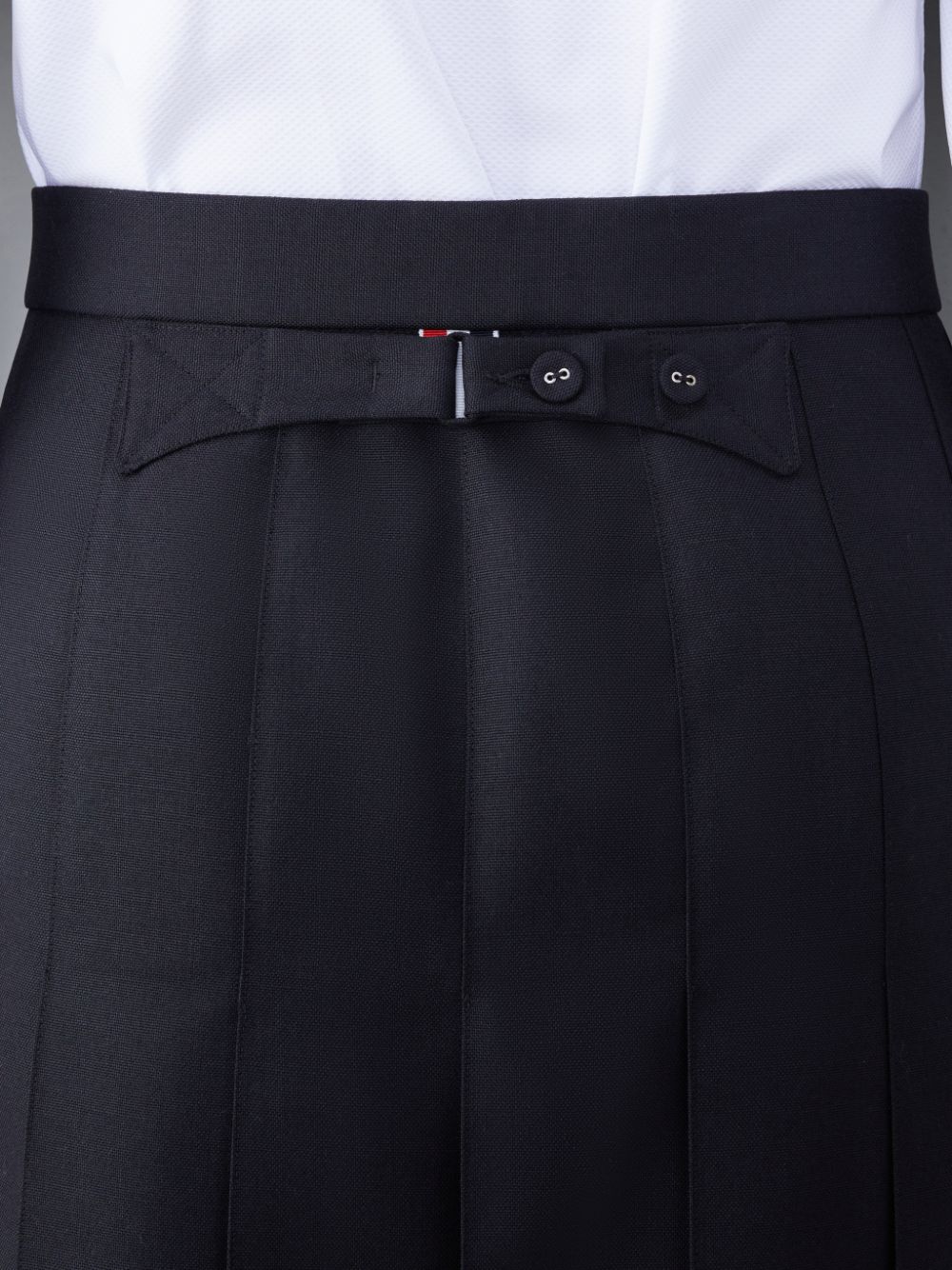 Thom Browne Wool Classic Pleated Men Skirts Black | QPQ16Q29458