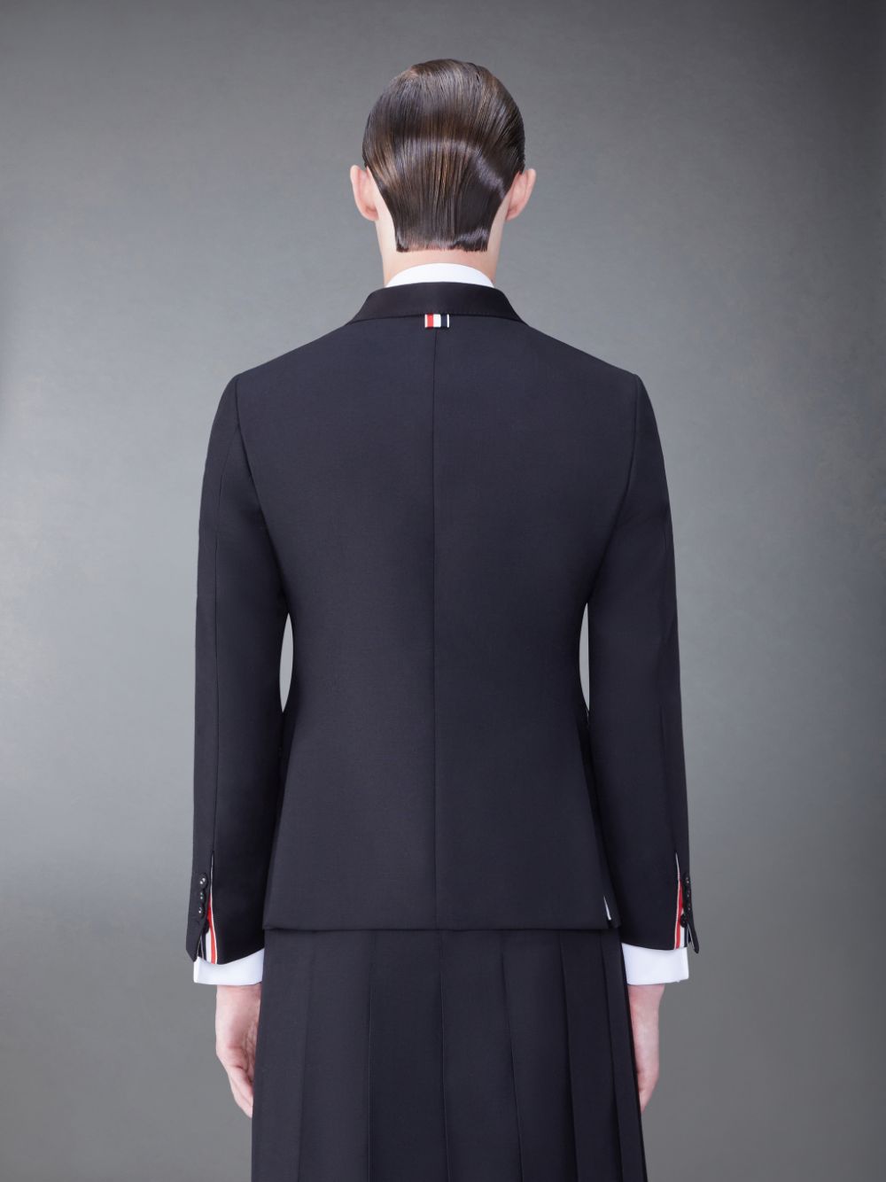 Thom Browne Wool Classic Sport Men Coats Black | BYL04Y31920