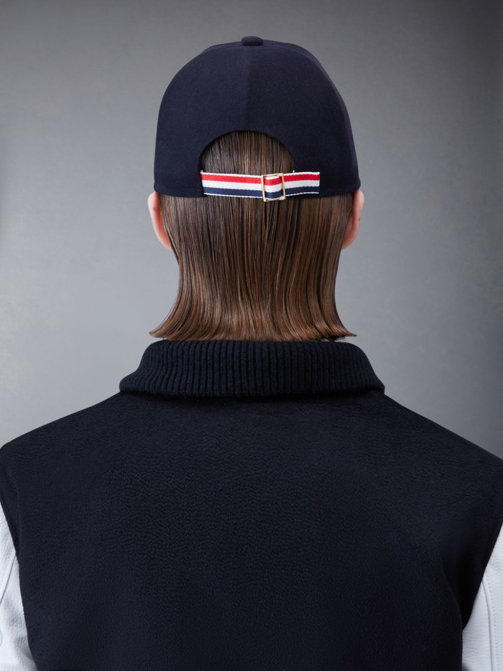 Thom Browne Wool Felt Baseball Women Caps Blue | TXQ66U92943