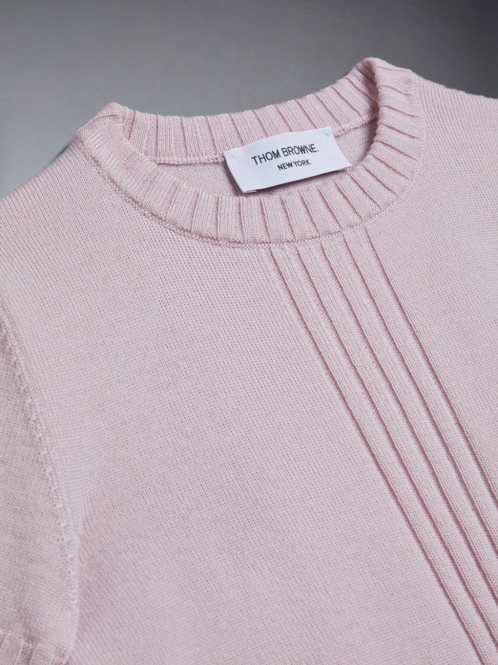 Thom Browne Wool Knit Boys's T Shirts Pink | KWB61Z22435