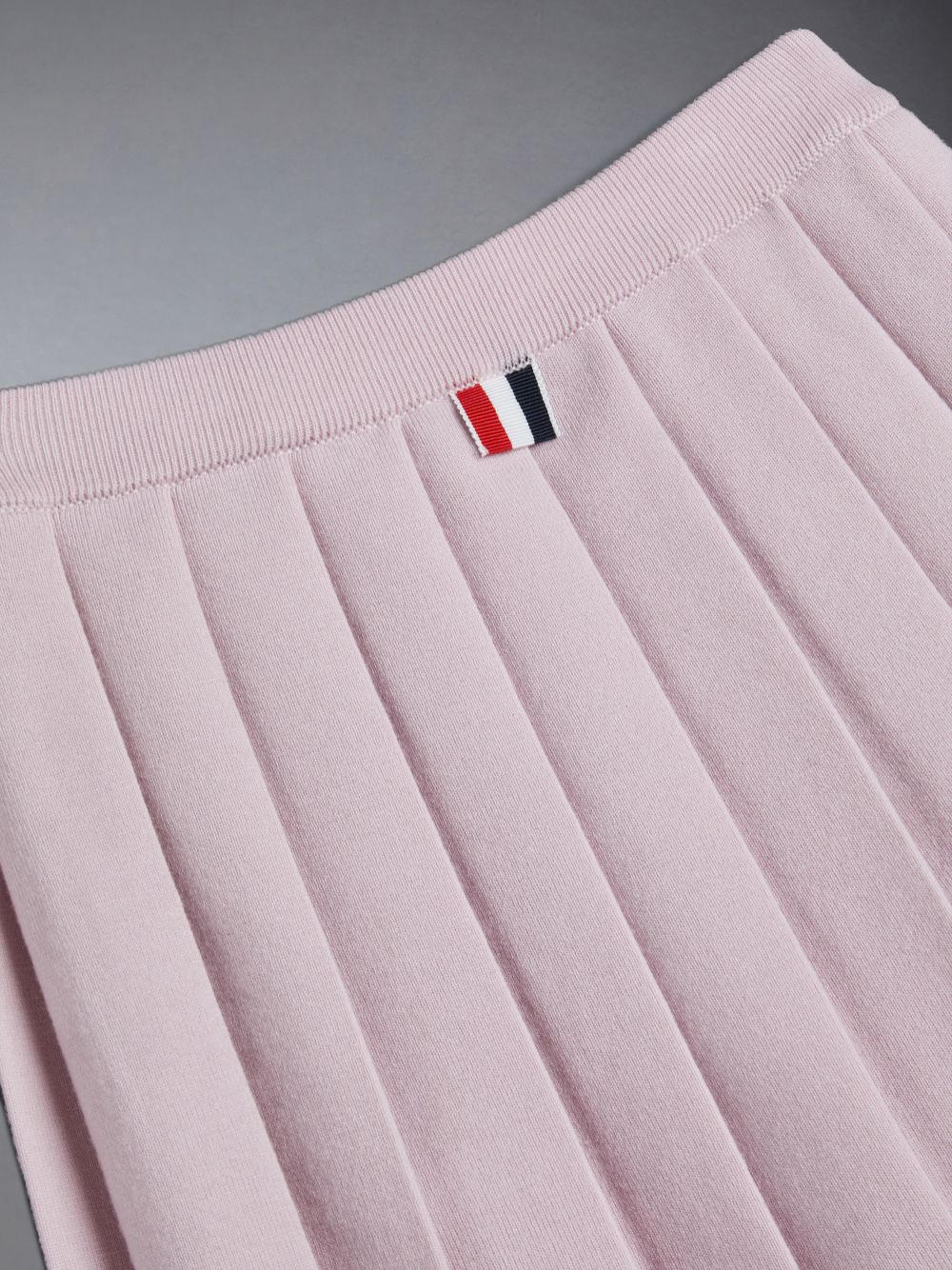 Thom Browne Wool Knit Pleated Girls's Skirts Pink | MZQ45R15149