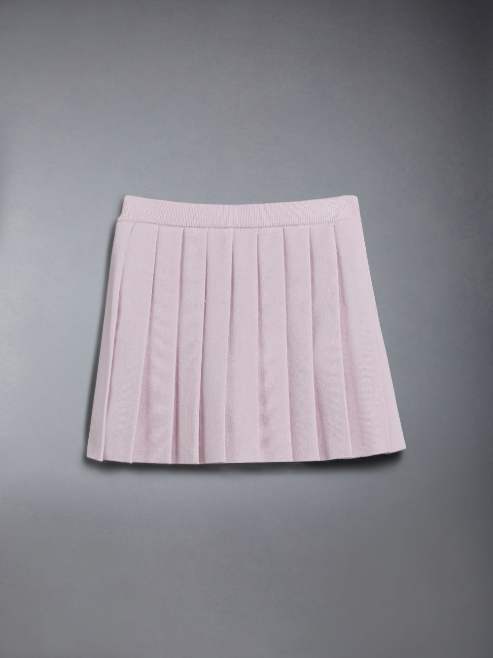 Thom Browne Wool Knit Pleated Girls\'s Skirts Pink | MZQ45R15149