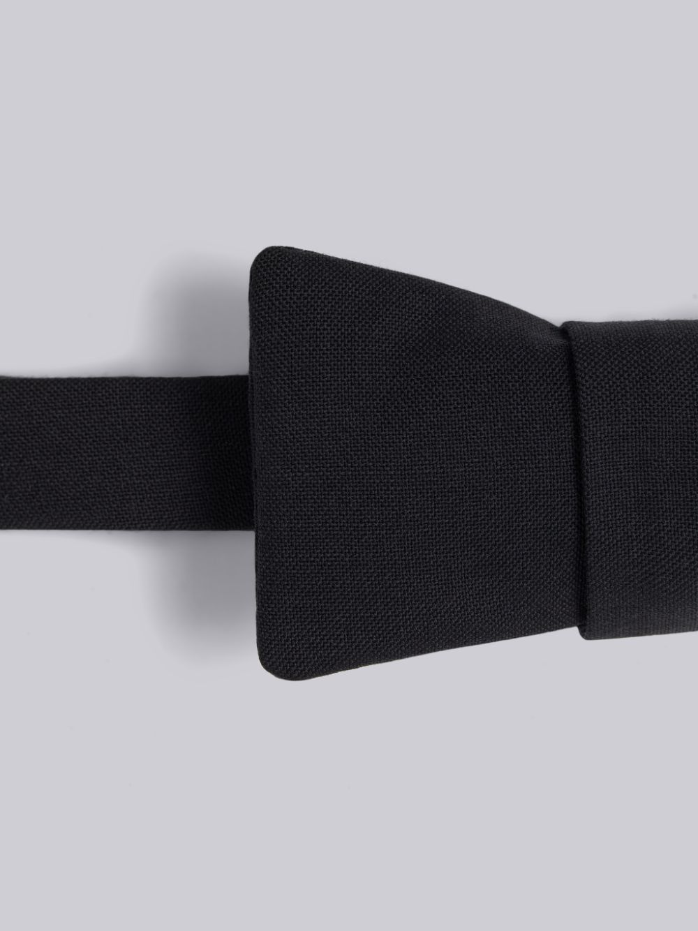 Thom Browne Wool Pique Suiting Bow Girls's Ties Black | BUK07H74097