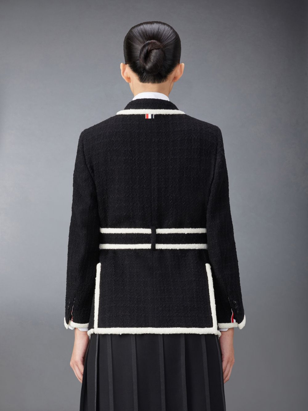 Thom Browne Wool Tipping Safari Women Jackets Black | UHM87L51616