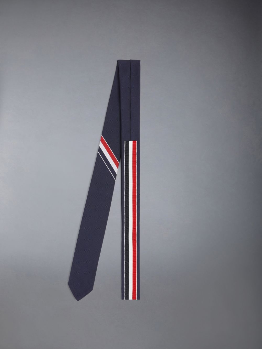 Thom Browne grosgrain stripe Men Ties Blue | TDH52Y16113